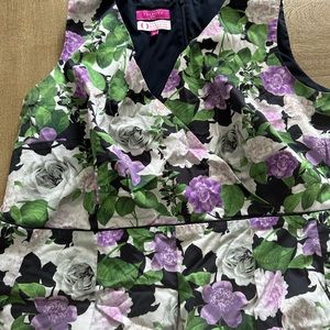 Talbots Woman The Oprah Collection Beautiful Print Dress